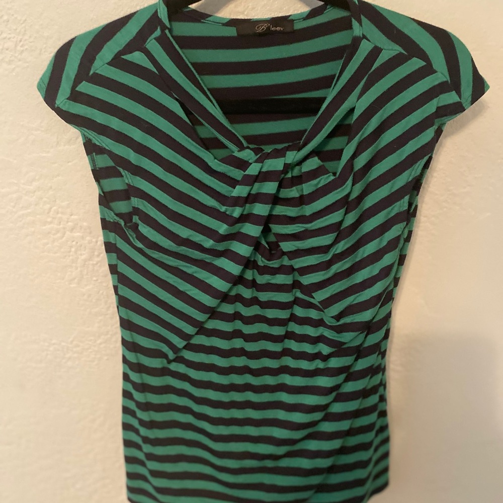 Sexy black and green top